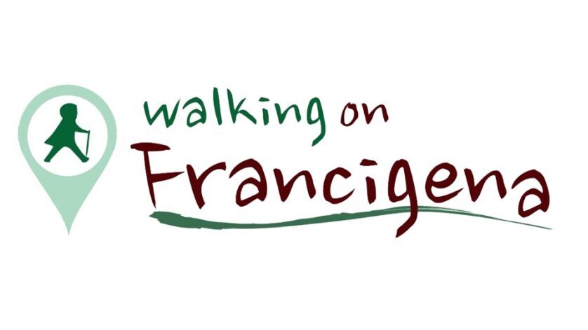 walking on francigena logo